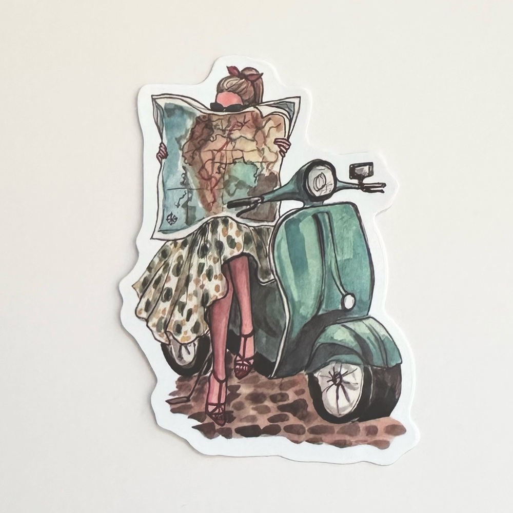 10/$10 Vintage Travel Sticker